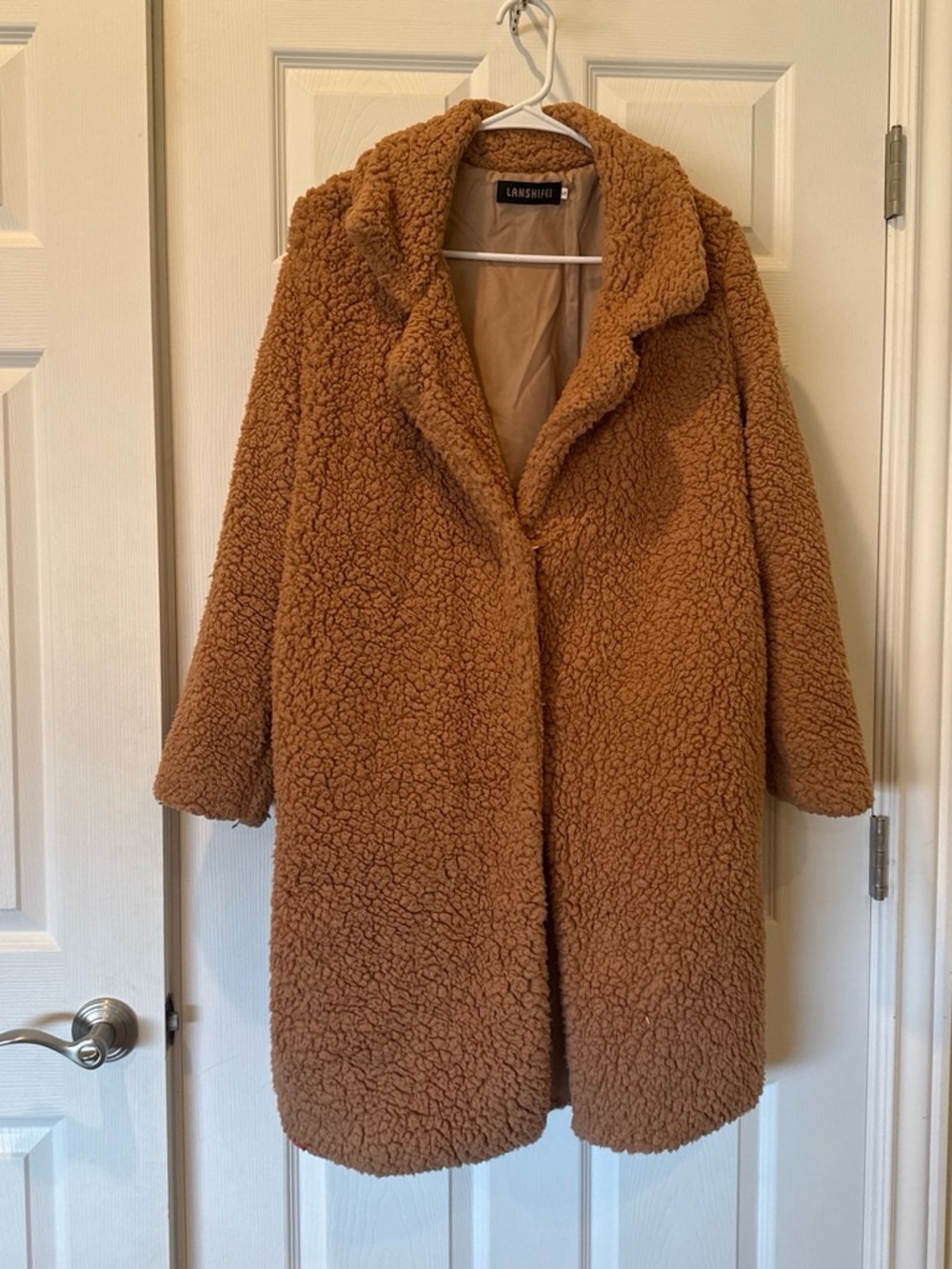 Lanshifei Teddy Trench Coat